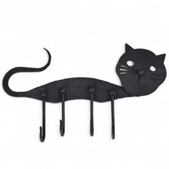 Wrought iron cat rack