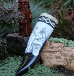 SKÅL Viking Drinking Horn 0.3 l