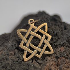 étoile de Svarog, pendentif en bronze