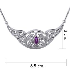 THOR's HAMMER, Scania, viking knit, silver necklace