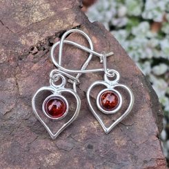 SILVER PENTACLE EARRINGS