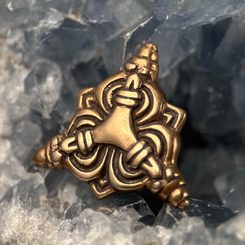 LOKI, viking rune pednant, antler