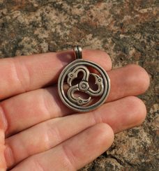 Bague Celtique, La Tène, tribus Boii, moulé sur l'original, en argent 925