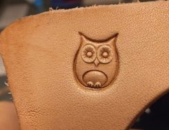 Athene Noctua - hibou, pendentif argent - grande