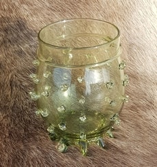 NUPPENBECHER, medieval glass goblet