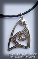 Celtic Necklace, handcrafted silver jewel VI