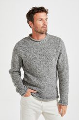 Irischer Fischerpullover aus Wolle, Donegal