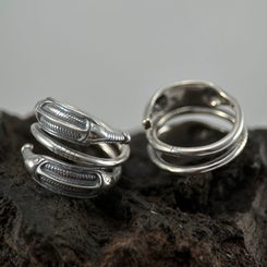 SCANDINAVIAN RING, Nordrup - Ringsted, Denmark, silver 925/1000