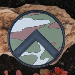 SPARTAN SHIELD Rubber Velcro Patch