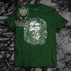 Wolf, t-shirt homme vert