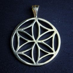 SVARGA, Slavic talisman, gold plated