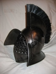 Gladiator Murmillo Helmet with Crest
