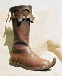 LUCIEN, medieval leather boots