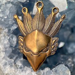 FEUERVOGEL, Hängeleuchte Bronze