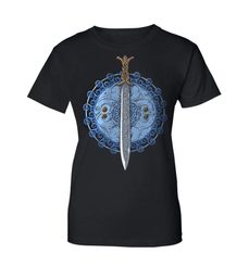Claíomh Solais - Sword of Light, women's T-shirt - blue