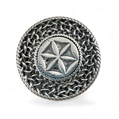 Slavic Svarga, pendant, sterling silver