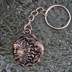 BEAIVI und MANO, Sonne und Mond, Sami-Ohrringe Silber 925