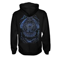 HIBOU CELTIQUE - Sweat à capuche, fermeture éclair