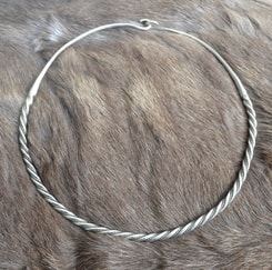 Collier en argent viking, 65 g, AG 925