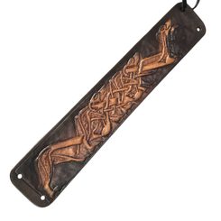 Irish dogs, leather bracelet