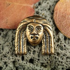 ANCIENT HEAD, pendant, bronze