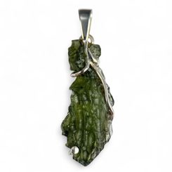 SPICA, pendentif - Moldavite, argent 925/1000