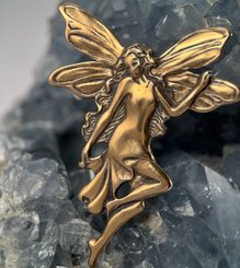 Fairy, Pendant, bronze