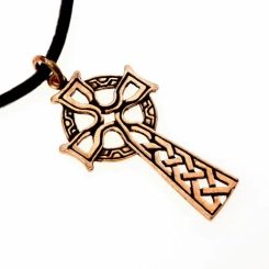 Anhänger aus Bronze, keltisches Kreuz