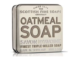 Oatmeal - Soap In A Tin Scottish Soap