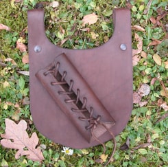 LEATHER SWORD HOLSTER, brown
