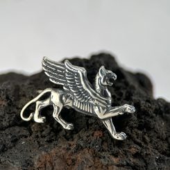 GRYF, pendant gold plated