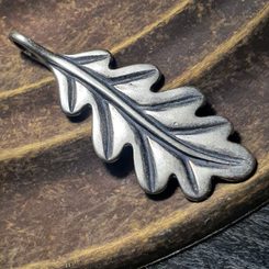 OAK LEAF, silver pendant, Ag 925