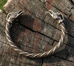 Celtic Dragon, bracelet, bronze