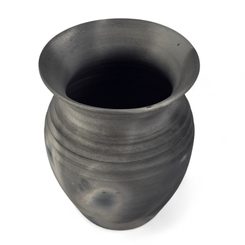 Medieval goblet, smoked ceramics