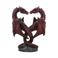 Drachenherz Anne Stokes Kerzenständer 23cm - Drache
