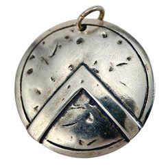 SPARTA, Spartan shield, pendant, silver 925