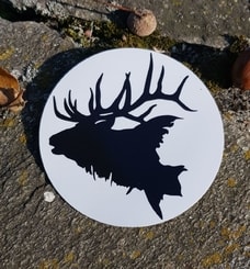 Deer, Car Sticker