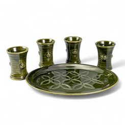 Schnapsglas, Keramik