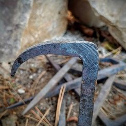 Iron Forged Tent Peg