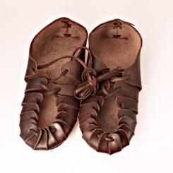 Celtic leather boots
