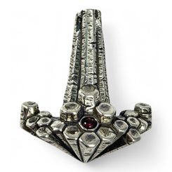 DIMMUBORGIR - THORSHAMMER - Basaltsäulen, Silber 925, 29 g
