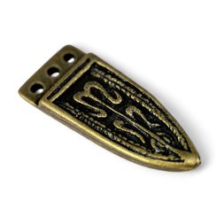 Strap End, Cologne, early medieval - old brass