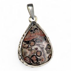 ALTAMIRA, jasper, silver pendant, Ag 925/1000