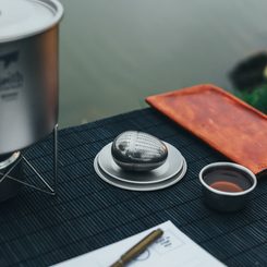 Ti3302 Mug en titane à double paroi avec couvercle KEITH