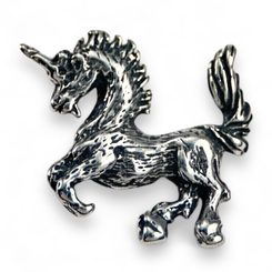 UNICORN, silver pendant