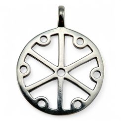 GROMOVITI ZNACI, Thundermarks of Perun, Slavic Amulet, Ag 925