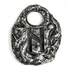Pendentif runique hagalaz