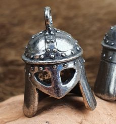 Barbarian Helmet, pewter, pendant