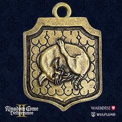 The Cat from the Tavern, zinc alloy pendant, Kingdom Come: Deliverance II