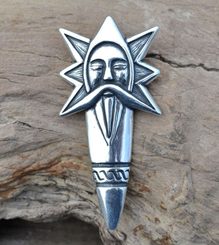 PERUN Slave Dieu, pendentif en argent 925